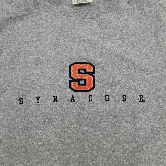 Vintage Syracuse Shirt Medium 19x26 Gray - Picture 11 of 12